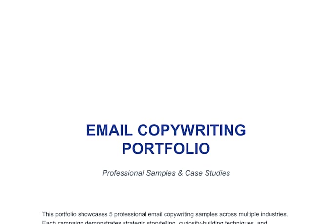 write high converting sales email copy and sequences that drive revenue